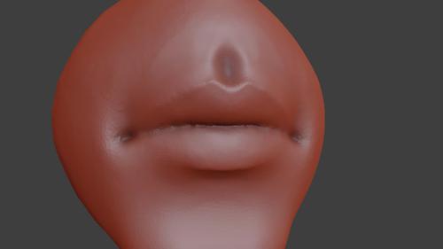 mouth/lips sculpt preview image